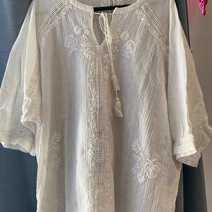 Rachel Zoe light cotton blouse